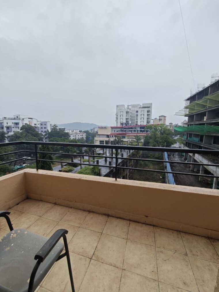 Balcony, nancy-bramha-chs 3 Bedroom 1150 Sq.Ft. Apartment In Bavdhan Pune 9735953