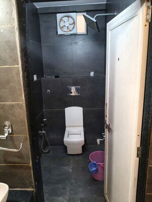 Bathroom in 3 BHK Apartment at Bodakdev – for Rent