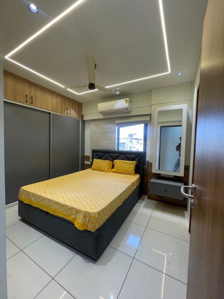 Bedroom, bodakdev 3 Bedroom 2200 Sq.Ft. Apartment In Bodakdev Ahmedabad 9736020