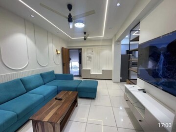 Living Room in 3 BHK Apartment at Bodakdev – for Rent