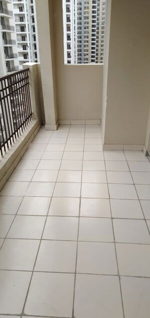 Balcony in 2 BHK Apartment at Ajnara Le Garden, Panchsheel Green – for Rent