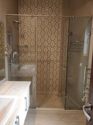 Bathroom in 4 BHK Apartment at Defence Colony – for Rent