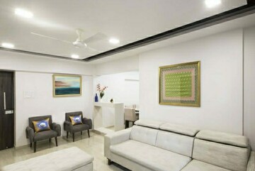Living Room in 2 BHK Apartment at Ashish Apartment Juhu, Juhu – for Sale