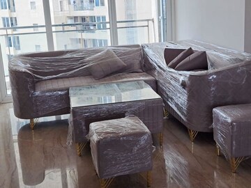 Living Room in 3 BHK Apartment at Ambience Tiverton, Sector 50 – for Rent