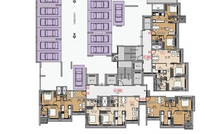 Floor Plan in 1 BHK Apartment at Dotom Vue, Borivali West – for Sale
