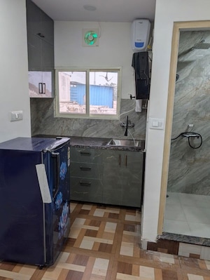 Master Bedroom in 1 RK Builder Floor at Uppal Southend, Sector 49 – for Rent