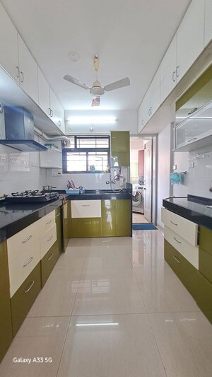 Kitchen in 3.5 BHK Apartment at Nandan Vatsalya Vihar, Aundh – for Rent