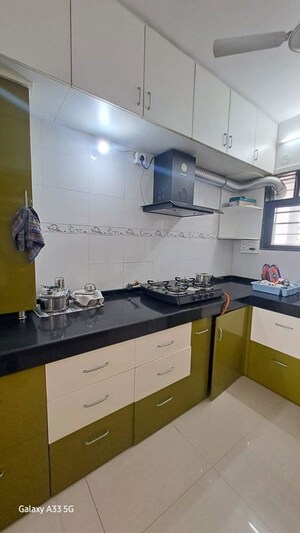 Kitchen in 3.5 BHK Apartment at Nandan Vatsalya Vihar, Aundh – for Rent