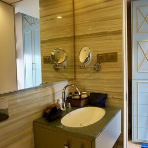 Bathroom in 4 BHK Apartment at Lodha Sea Face, Dairy Colony – for Rent
