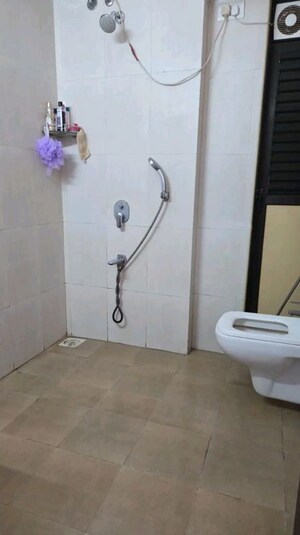 Bathroom in 1 BHK Apartment at Vijay Nagar CHS Andheri, Andheri East – for Rent