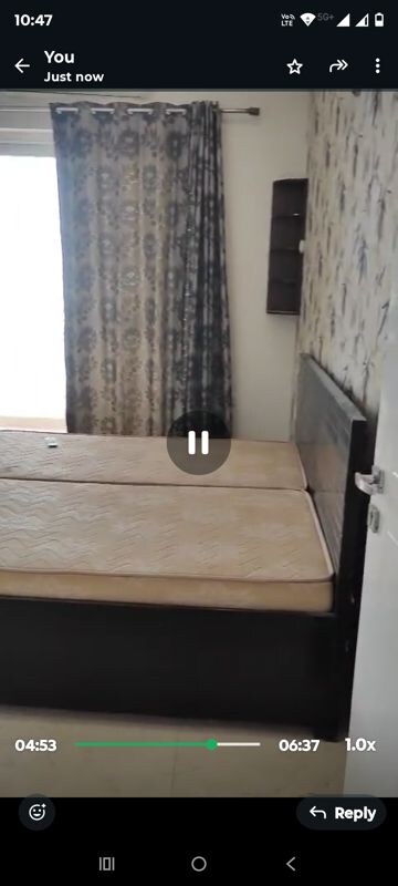 Bedroom in 3 BHK Apartment at Civitech Stadia, Sector 79 – for Rent