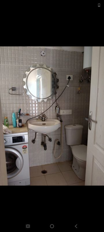 Bathroom in 2 BHK Apartment at Amrapali Princely Estate, Sector 76 – for Rent