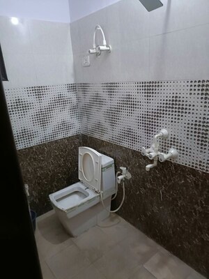 Bathroom in 3 BHK Apartment at Saya Gold Avenue, Vaibhav Khand – for Rent