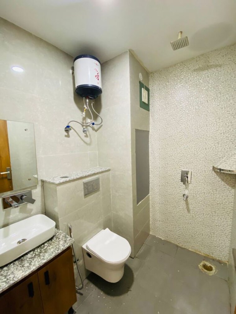 Bathroom, the-aawas Studio 250 Sq.Ft. Builder Floor In Sector 39 Gurgaon 9736478