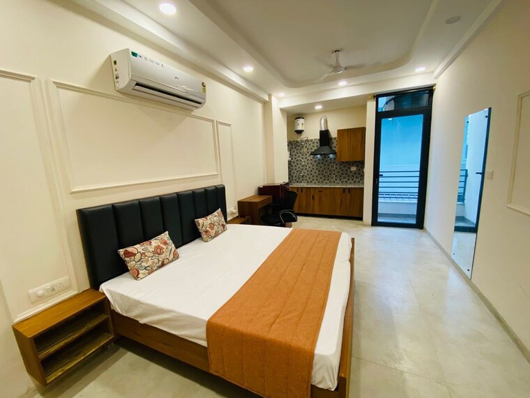 Bedroom, the-aawas Studio 250 Sq.Ft. Builder Floor In Sector 39 Gurgaon 9736478