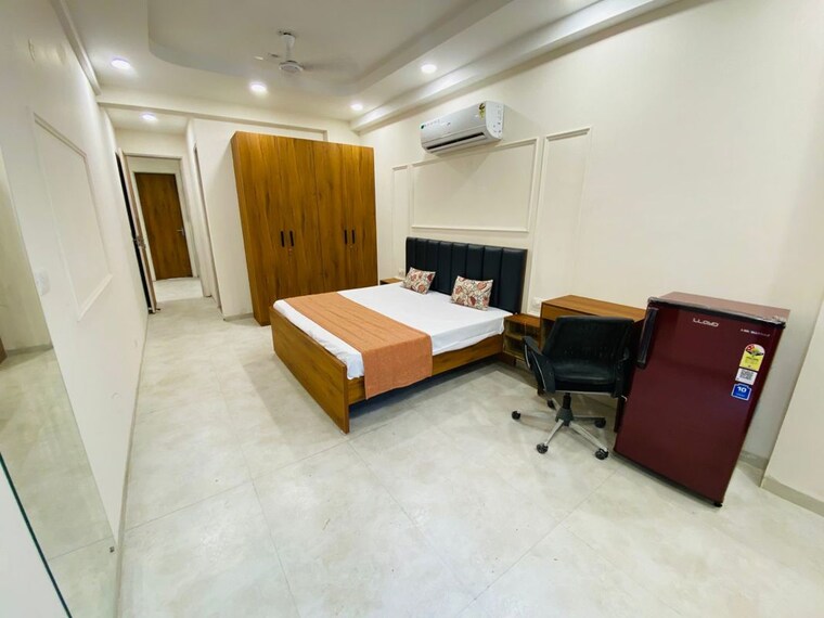 Bedroom, the-aawas Studio 250 Sq.Ft. Builder Floor In Sector 39 Gurgaon 9736478