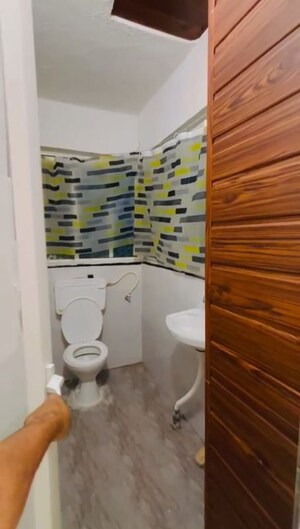 Bathroom in 3 BHK Apartment at Shubh Nirvana, Viman Nagar – for Rent