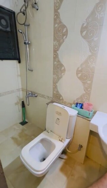Bathroom in 3 BHK Apartment at Shubh Nirvana, Viman Nagar – for Rent