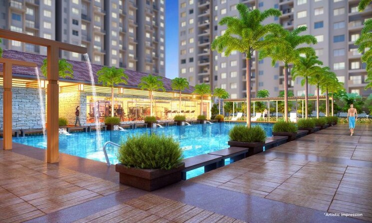 Swimming Pool, vtp-beaumonde 3 Bedroom 1100 Sq.Ft. Apartment In Kharadi Pune 9736477