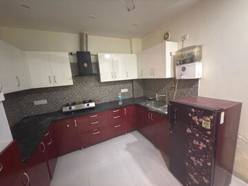 Kitchen in 2 BHK Builder Floor at The Galaxy Hotel, Sector 15 – for Rent