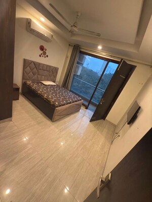Living Room in 2 BHK Builder Floor at The Galaxy Hotel, Sector 15 – for Rent