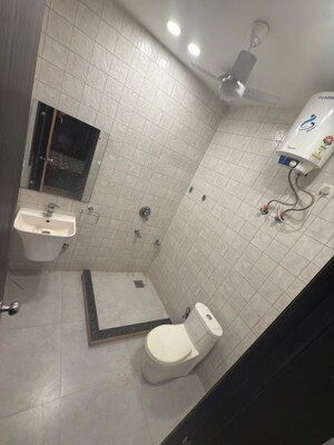 Bathroom in 2 BHK Builder Floor at The Galaxy Hotel, Sector 15 – for Rent