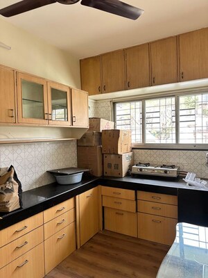 Kitchen in 1 BHK Apartment at Saudamini CHS, Kothrud – for Rent