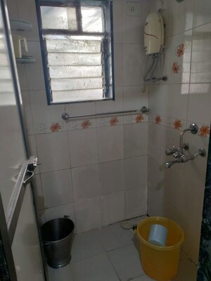 Bathroom in 1 BHK Apartment at Gandharv Darshan, Lower Parel – for Rent