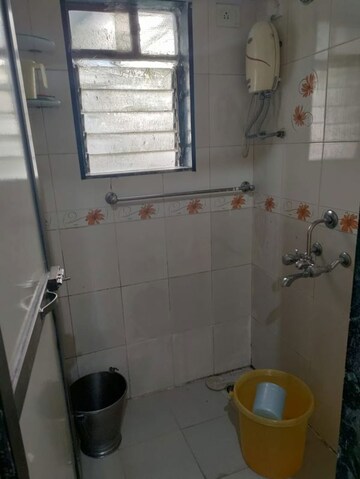 Bathroom in 1 BHK Apartment at Gandharv Darshan, Lower Parel – for Rent
