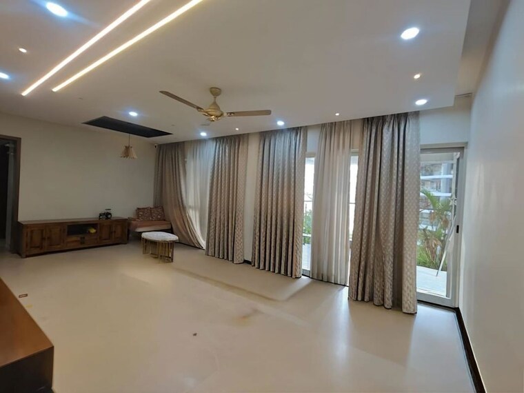 Living Room, goel-ganga-liviano 3 Bedroom 1280 Sq.Ft. Apartment In Kharadi Pune 9736734