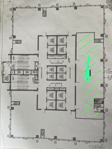 Floor Plan in  Office Space at Turf Estate, Worli – for Rent