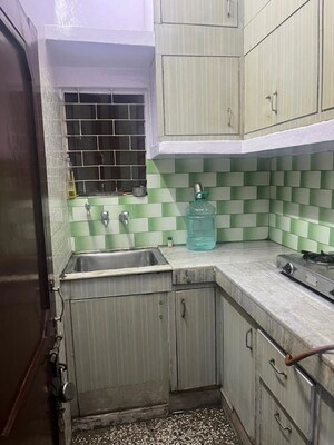 Kitchen in 1 BHK Apartment at Krishna Nagar – for Rent
