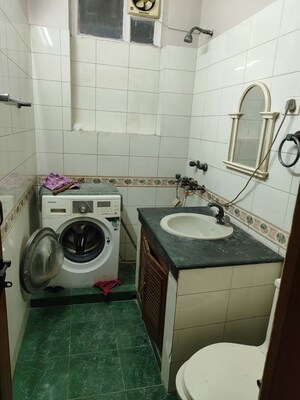 Bathroom in 3 BHK Villa at RWA Apartments Sector 26, Sector 26 – for Rent