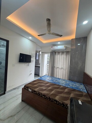 Bedroom in 1 RK Builder Floor at Ansal Sushant Floors, Sushant Lok ii – for Rent