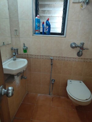 Bathroom in 1 BHK Apartment at Orchid Enclave Powai, Chandivali – for Rent
