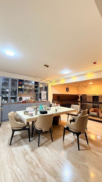 Team Area in 4 BHK Villa at Embassy Grove, Kodihalli – for Rent