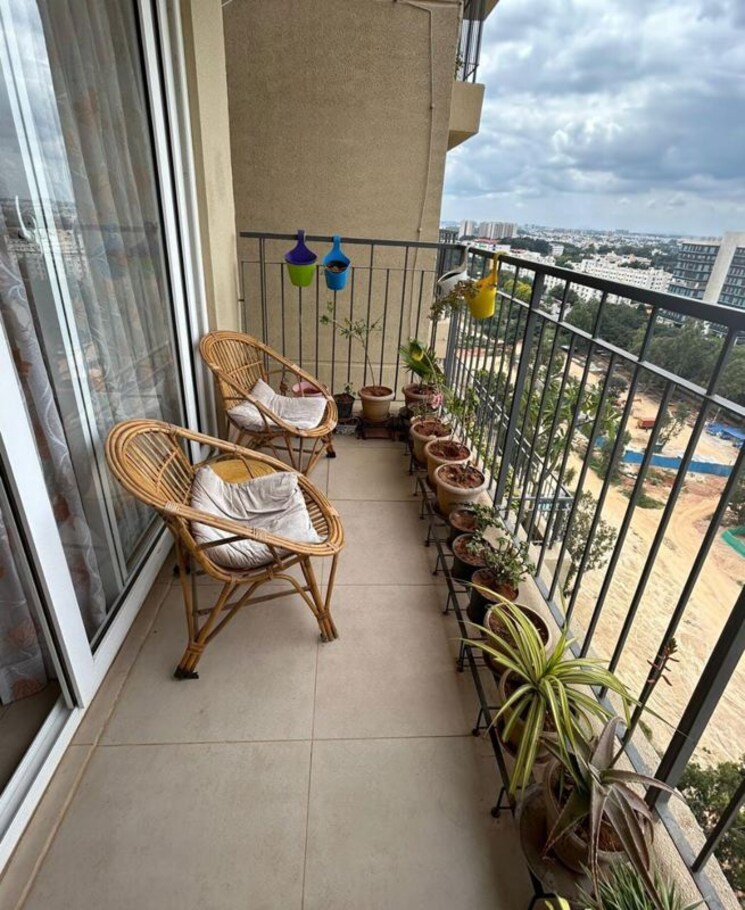 Balcony, bhartiya-nikoo-homes-phase-2 1.5 Bedroom 908 Sq.Ft. Apartment In Thanisandra Main Road Bangalore 9737063