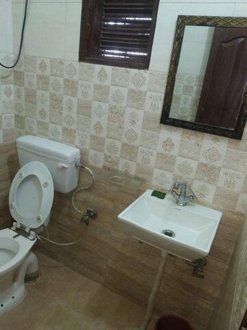 Bathroom in 2 BHK Builder Floor at Dharam Colony – for Rent