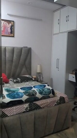 Bedroom in 3 BHK Builder Floor at Rohini Sector 25 – for Rent