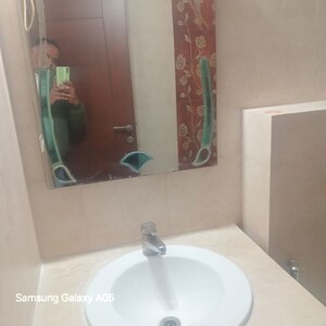 Bathroom in 3 BHK Builder Floor at Hemkunt Colony – for Rent