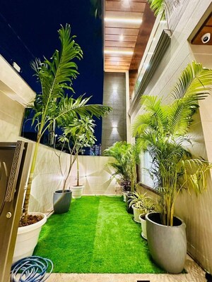 Balcony in 3 BHK Builder Floor at Chattarpur – for Rent