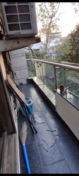 Balcony in 3 BHK Builder Floor at Sarvodaya Enclave – for Sale
