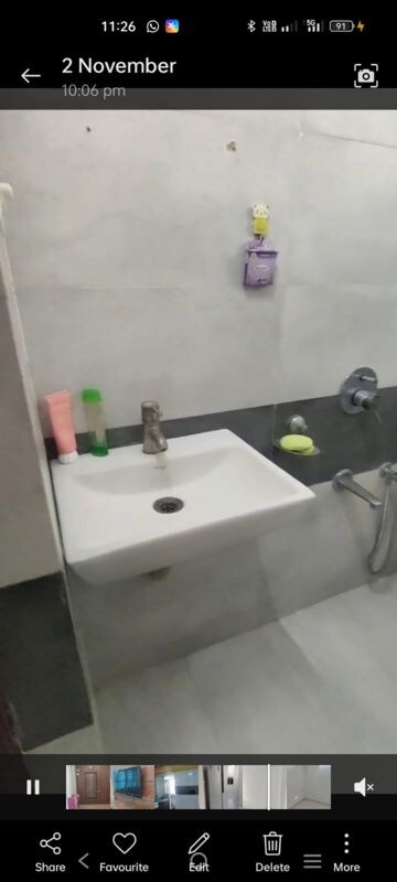Bathroom in 2 BHK Apartment at Soham Dev Pride, Motera – for Rent