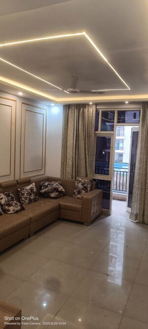 Living Room in 3 BHK Apartment at Omaxe Waterscapes, Gomti Nagar – for Sale