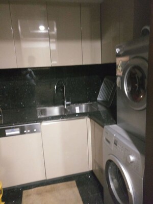 Kitchen in 3 BHK Builder Floor at DLF Queens Court, Greater Kailash ii – for Rent