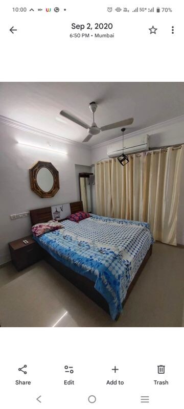 Bedroom in 1 BHK Apartment at Aman Spring, Kandivali West – for Rent