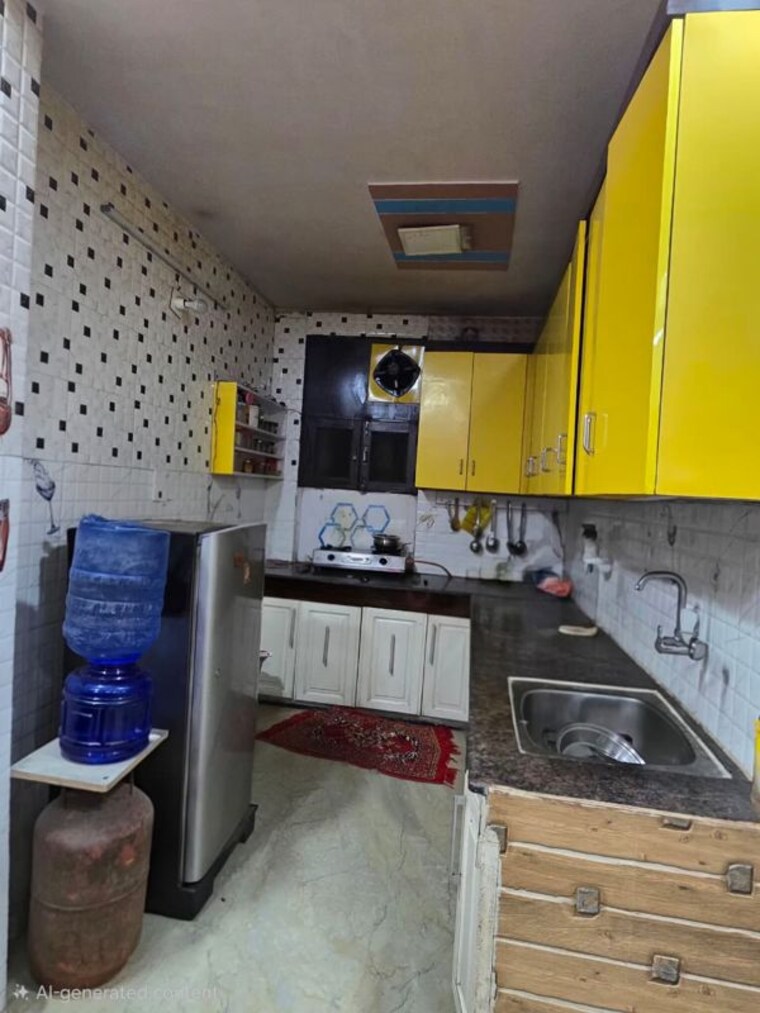 Kitchen, mahavir enclave 3 2 Bedroom 900 Sq.Ft. Builder Floor In Mahavir Enclave 3 Delhi 9732030