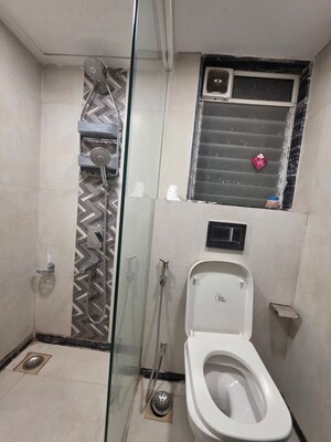 Bathroom in 3 BHK Apartment at Godrej BKC, Bandra East – for Rent