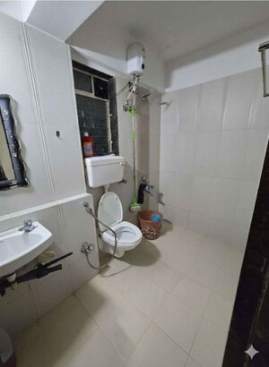 Bathroom in 3 BHK Apartment at Ssakash Chandralekha CHSL, Avdhut Nagar – for Rent