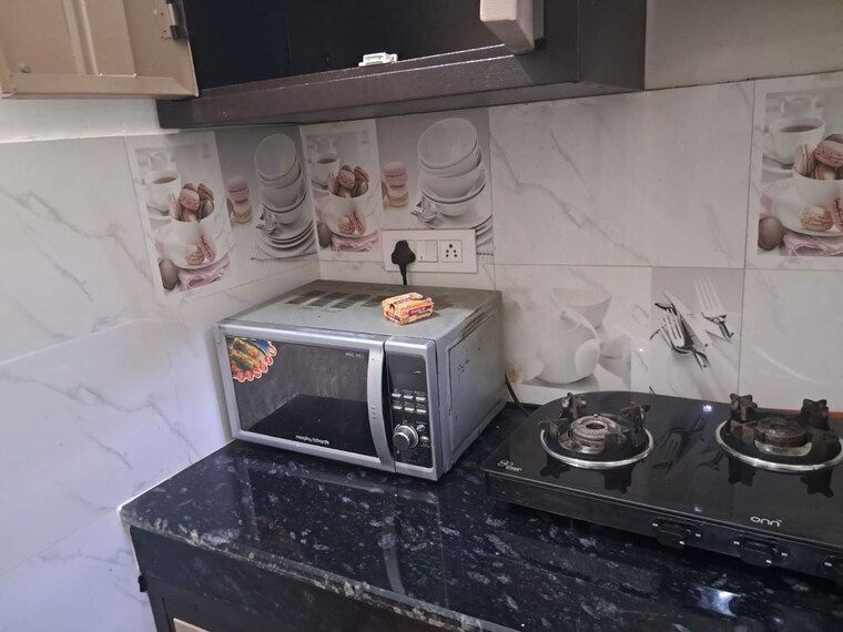 Kitchen, mamta-homes 2 Bedroom 1000 Sq.Ft. Apartment In Lohgarh Zirakpur 9730744